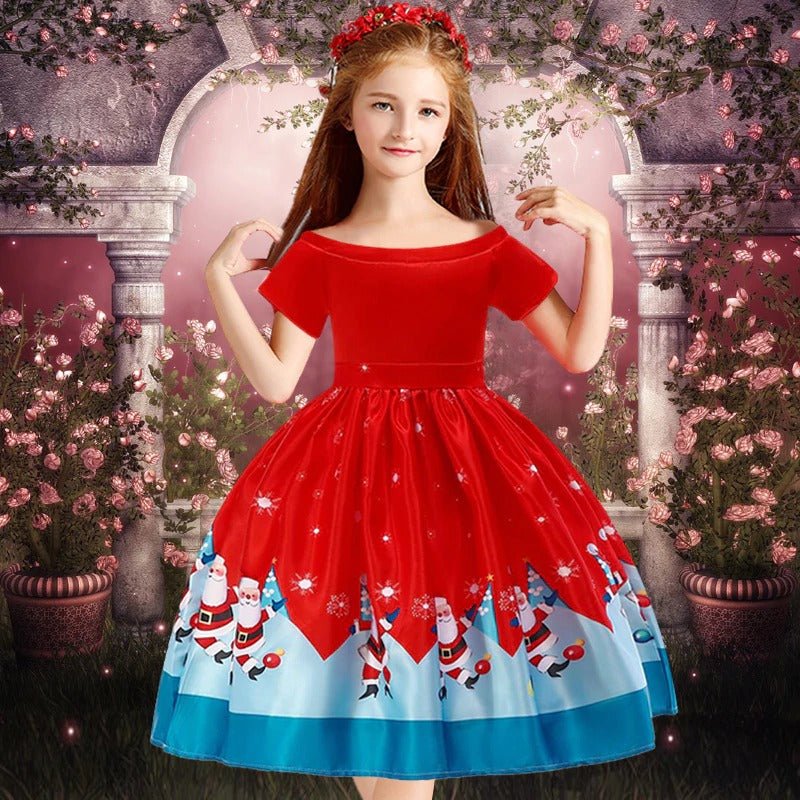 Kids Dresses for Christmas Princess Dress for party