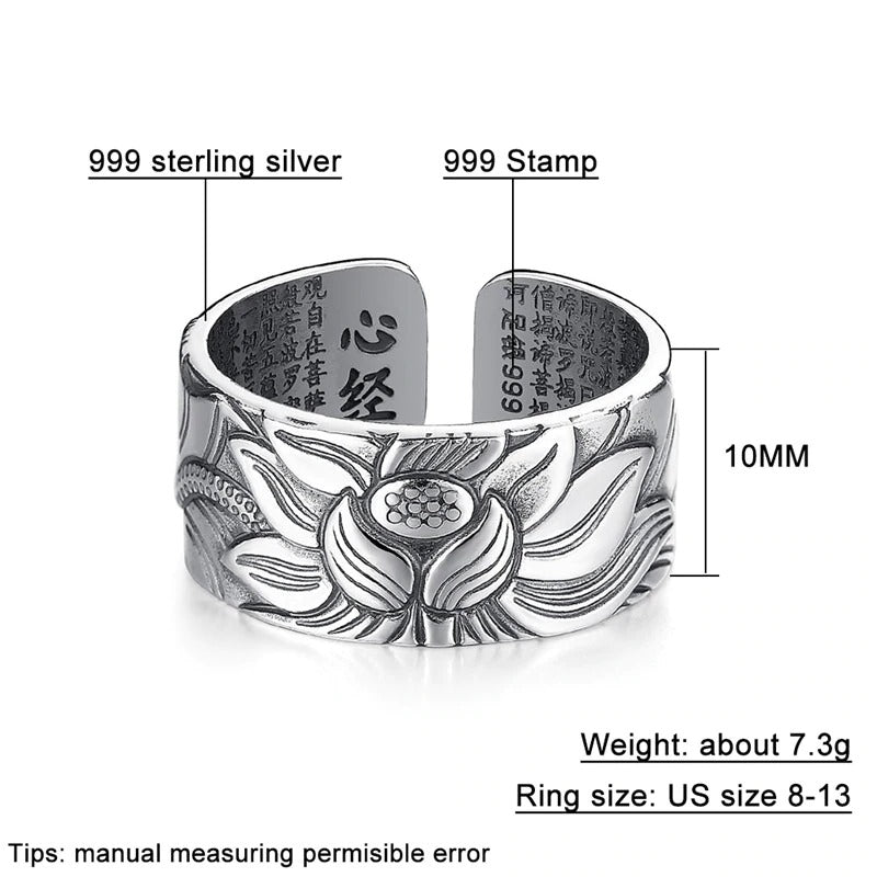 999 Silver Ring