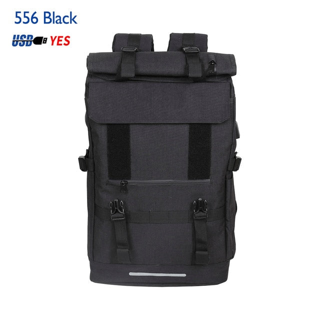 OZUKO New 40L Large Capacity Travel Backpacks Men USB Charge Laptop Backpack For Teenagers Multifunction Travel Male School Bag