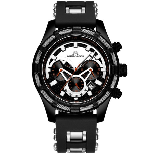 MEGALITH Men Watches Top Brand Luxury Luminous Display Waterproof Watc WildSale Shop