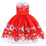 Christmas Dress Costume Princess Girl's New Year Party Dresses Children Kids Clothing