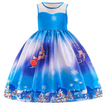 Christmas Dress Costume Princess Girl's New Year Party Dresses Children Kids Clothing