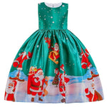 Christmas Dress Costume Princess Girl's New Year Party Dresses Children Kids Clothing