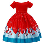 Christmas Dress Costume Princess Girl's New Year Party Dresses Children Kids Clothing