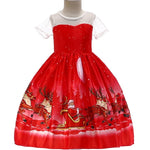 Christmas Dress Costume Princess Girl's New Year Party Dresses Children Kids Clothing