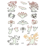 1 Pcs Luminous Temporary Tattoo Stickers Party Decoration Christmas Carnival Party New Year Decor Christmas Decorations