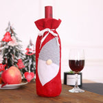 Christmas Decorations for Home Santa Claus Wine Bottle Cover Bag Snowman Stocking Gift Holders Xmas Decor New Year