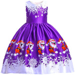 Christmas Dress Costume Princess Girl's New Year Party Dresses Children Kids Clothing