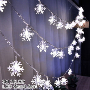 Snowman Christmas Tree LED Garland String Lights Christmas Decoration For Home 2019 Christmas Ornaments Navidad Natal New Year