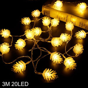 Snowman Christmas Tree LED Garland String Lights Christmas Decoration For Home 2019 Christmas Ornaments Navidad Natal New Year