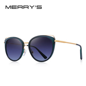 MERRYS DESIGN Women Luxury Brand Cat Eye Sunglasses Ladies Fashion Polarized Sun glasses UV400 Protection S6139