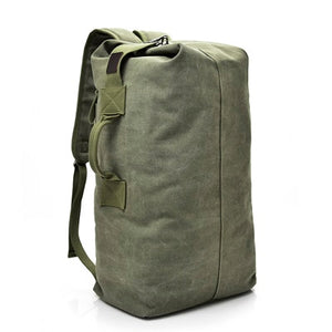 Man Travel Backpack Large Capacity Mountaineering Hand Bag High Quality Canvas Bucket Shoulder Bags Men Backpacks