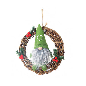 Christmas Tree Pendant Santa Door Window Hanging Ornaments Christmas Decoration Festival Gift Supplies