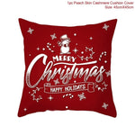 Merry Christmas Decoration For Home Santa Claus Reindeer Pillow Case Christmas