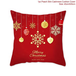 Merry Christmas Decoration For Home Santa Claus Reindeer Pillow Case Christmas