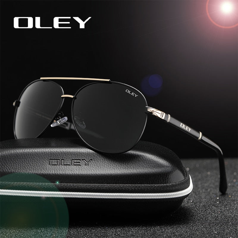 OLEY Brand Sunglasses Men Polarized Fashion Classic Pilot Sun Glasses Fishing Driving Goggles Shades For Men/Wome Y7005