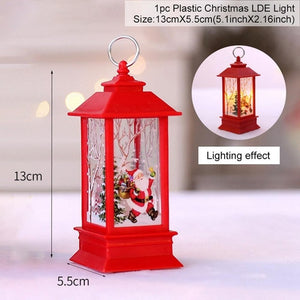 QIFU Santa Claus Snowman Light Merry Christmas Decor for Home 2019 Christmas Ornaments Tree Navidad Noel Xmas Gift New Year 2020