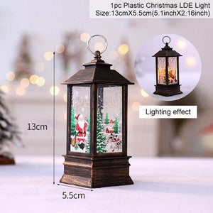 QIFU Santa Claus Snowman Light Merry Christmas Decor for Home 2019 Christmas Ornaments Tree Navidad Noel Xmas Gift New Year 2020