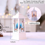 QIFU Santa Claus Snowman Light Merry Christmas Decor for Home 2019 Christmas Ornaments Tree Navidad Noel Xmas Gift New Year 2020