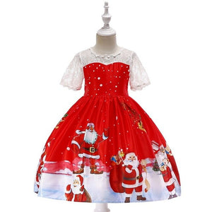 Kids Dresses for Christmas Princess Dress for party