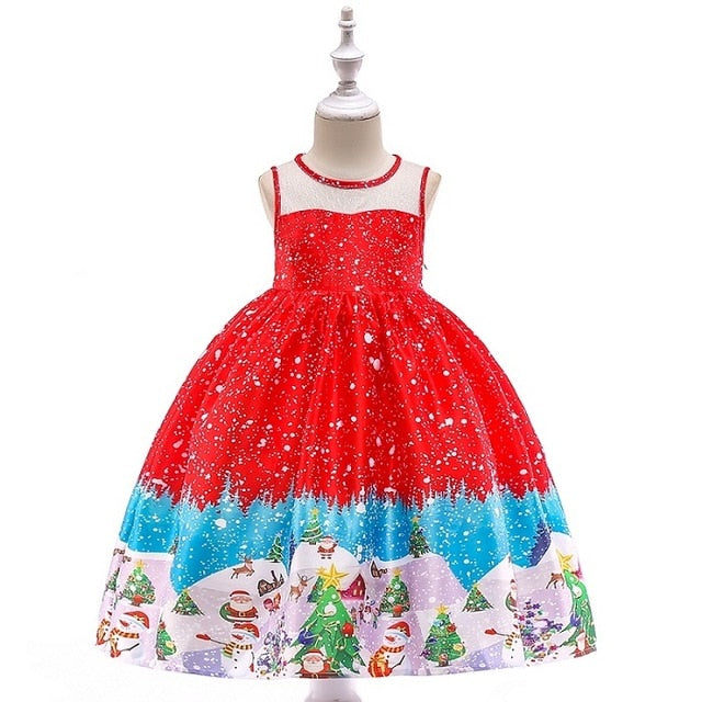 Kids Dresses for Christmas Princess Dress for party