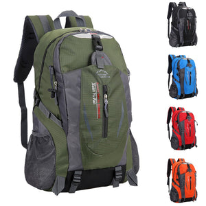 New Men Nylon Travel Backpack Large Capacity Camping Casual Backpack 15-inch Laptop Backpack Women Outdoor Hiking Bag