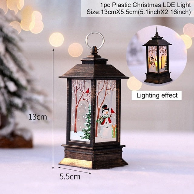 Snowman Christmas Tree LED Garland String Lights Christmas Decoration For Home 2019 Christmas Ornaments Navidad Natal New Year