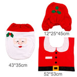 QIFU Santa Claus Toilet Seat Merry Christmas Decorations for Home Noel Navidad 2019 Happy New Year 2020 Cristmas Decor Xmas Deco