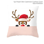 Merry Christmas Decoration For Home Santa Claus Reindeer Pillow Case Christmas