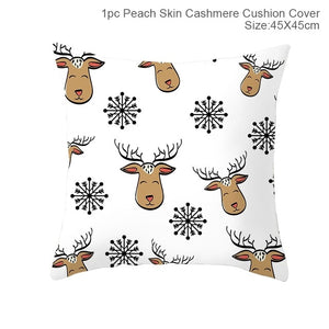 Merry Christmas Cushion Cover Decorations For Home