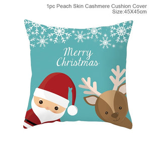 Merry Christmas Cushion Cover Decorations For Home