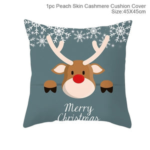 Merry Christmas Cushion Cover Decorations For Home