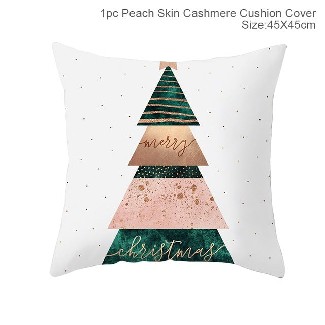 Merry Christmas Cushion Cover Decorations For Home