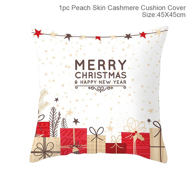 Merry Christmas Cushion Cover Decorations For Home