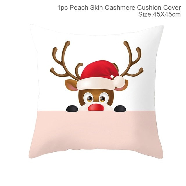 Merry Christmas Cushion Cover Decorations For Home