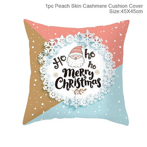 Merry Christmas Cushion Cover Decorations For Home