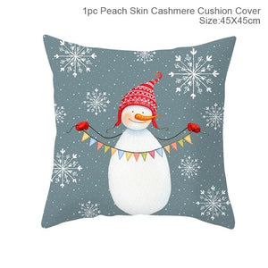 Merry Christmas Cushion Cover Decorations For Home