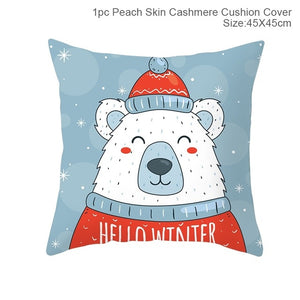 Merry Christmas Cushion Cover Decorations For Home