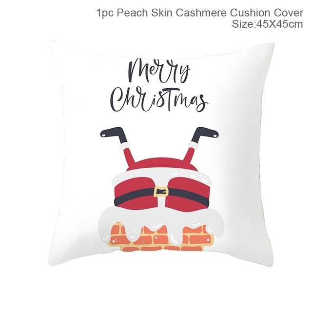 Merry Christmas Cushion Cover Decorations For Home