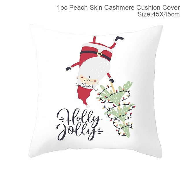 Merry Christmas Cushion Cover Decorations For Home