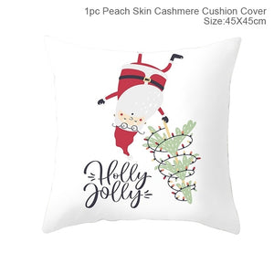 Merry Christmas Cushion Cover Decorations For Home