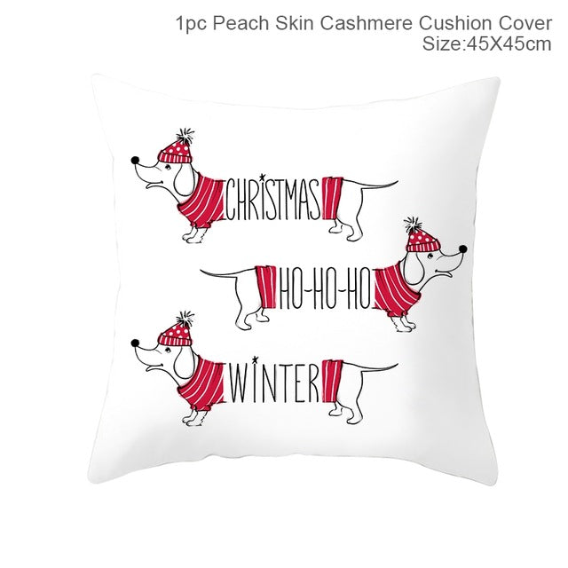 Merry Christmas Cushion Cover Decorations For Home