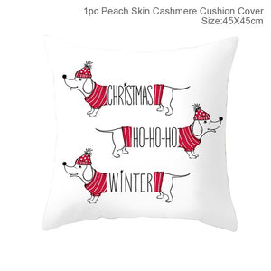 Merry Christmas Cushion Cover Decorations For Home