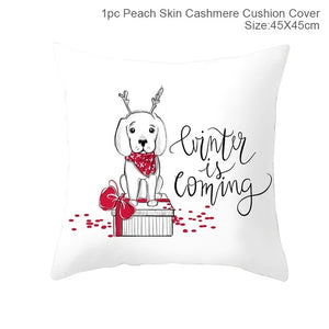 Merry Christmas Cushion Cover Decorations For Home