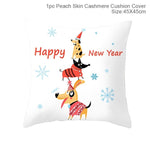 Merry Christmas Cushion Cover Decorations For Home