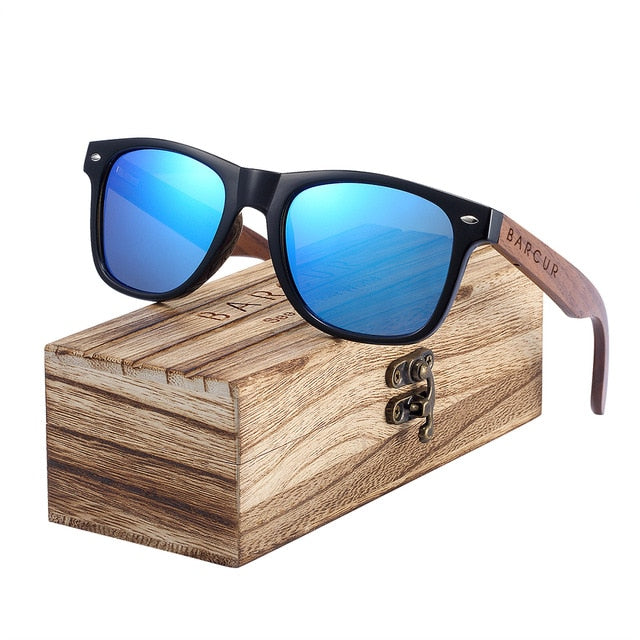 Wooden Polarized Men's Sunglasses UV400