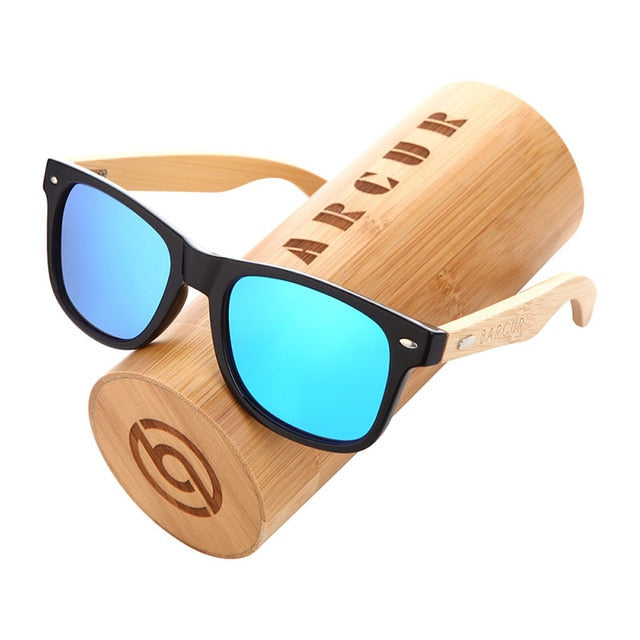 Wooden Polarized Bamboo Sunglasses Men Women