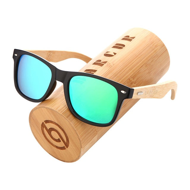 Wooden Polarized Bamboo Sunglasses Men Women