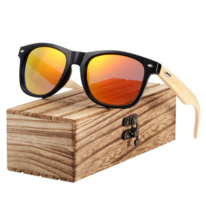 Wooden Polarized Bamboo Sunglasses Men Women