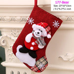 Santa Snowman Pendant Christmas Ornaments New Year Socks Christmas Decorations for Home Merry Christmas Tree Decorations Navidad